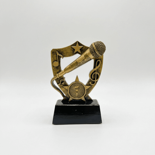 Trofeo de Música con Micrófono Resina