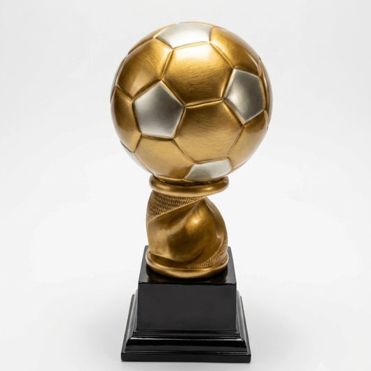 Trofeo Pelota de Fútbol en Resina